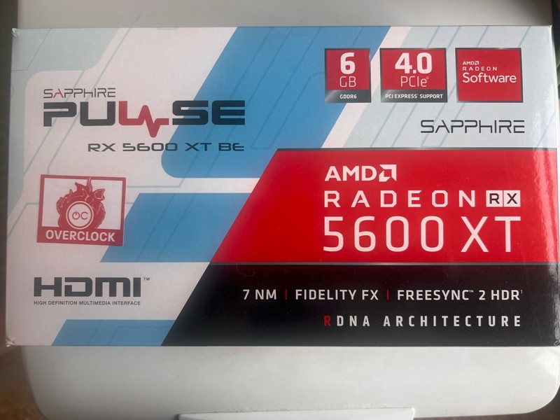 Sapphire PULSE Radeon RX 5600 XT 6GB GDDR6 Graphics Card (11296-01-20G)