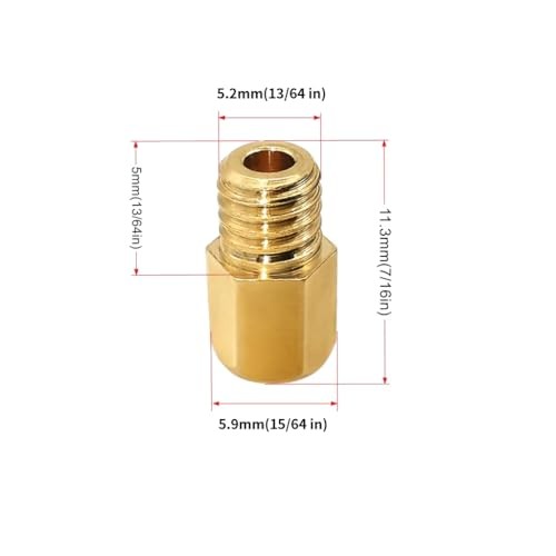 Genuine Mikuni VM4/042/95 Large Hex Main Jet - Size 95 For VM & TM Carburetors - View #5
