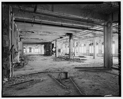 Photo:Third Floor Interior Industrial Building Elevator Stair 1900s