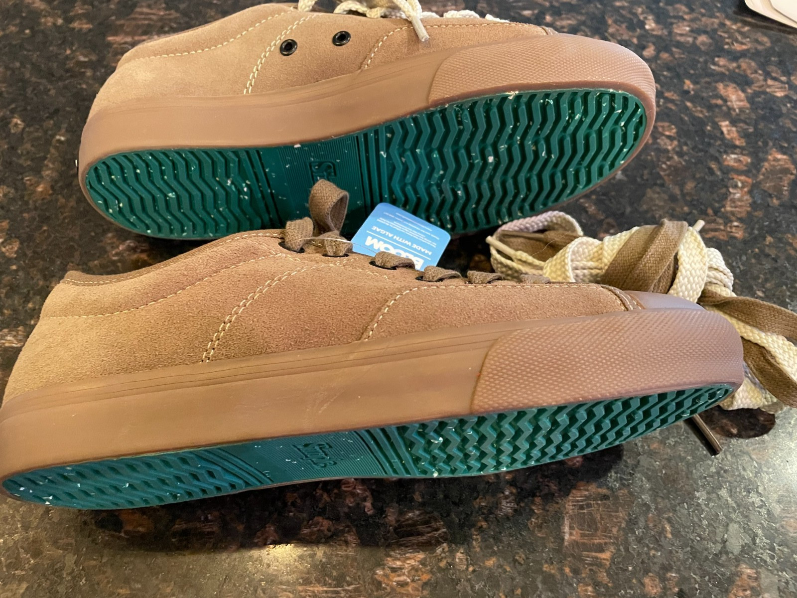NWT OS Simple Shoes Skateboard Brown Size W7, M5, EU38 RARE Color image 3