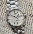 Mens Seiko Vintage Style Day Date Watch