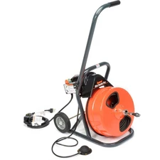 General Wire Mini-Rooter Pro Drain/Sewer Cleaning Machine W/ 75' x 3/8"Cable  4