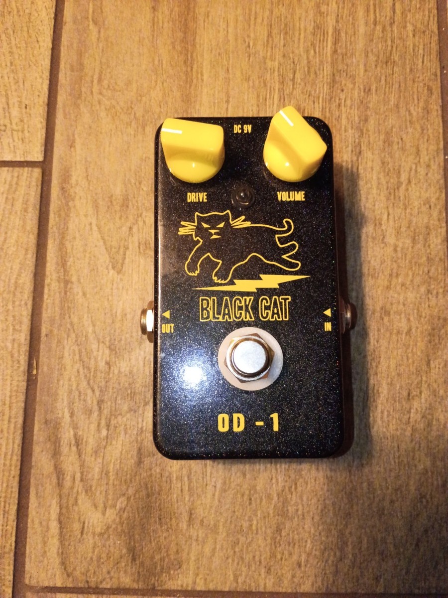 Black Cat OD-1 Freddie effect Fuzz pedal #303 | eBay