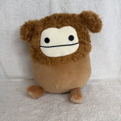 Squishmallow Benny The Bigfoot with Gold Sparkle Hair Detail 8''