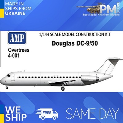AMP OvT-4-001 1/144 Douglas Dc-9 /50 Plastic model aircraft