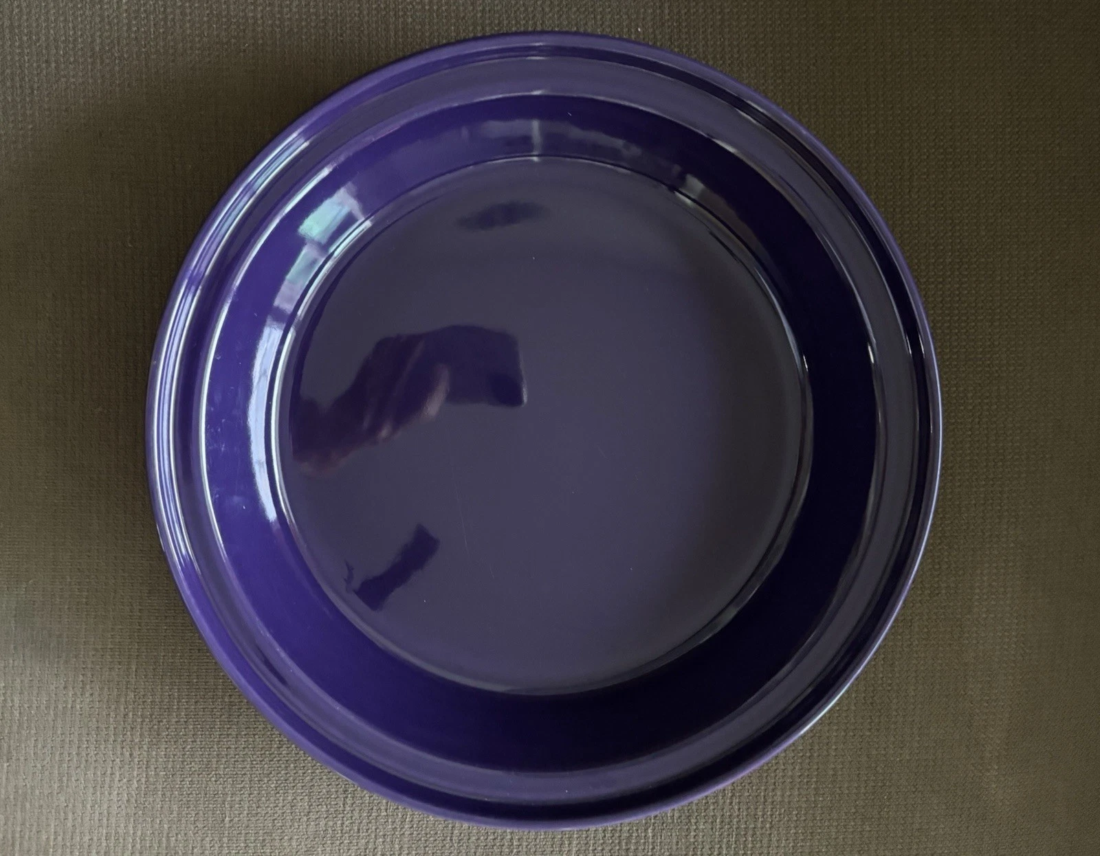 Purple (Plum?) Fiesta HLC 10” Pie Dish