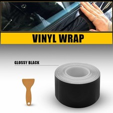 Gloss Black Pin Stripe Roll Pinstriping Line Tape Vinyl Car De-Chrome 10M*5Cm