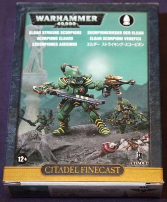 Warhammer 40k, Striking Scorpions Finecast Unit, Aeldari Craftworlds, Neu in Box