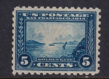 1915 Golden Gate Sc 403 perf 10 MLH with full OG bright color CV $160 (PF