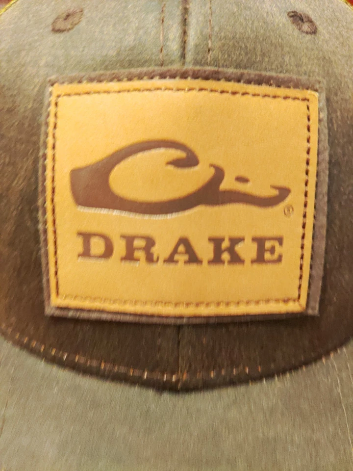 Drake Waterfowl Leather Patch Mesh Back Cap - Image 2 of 4