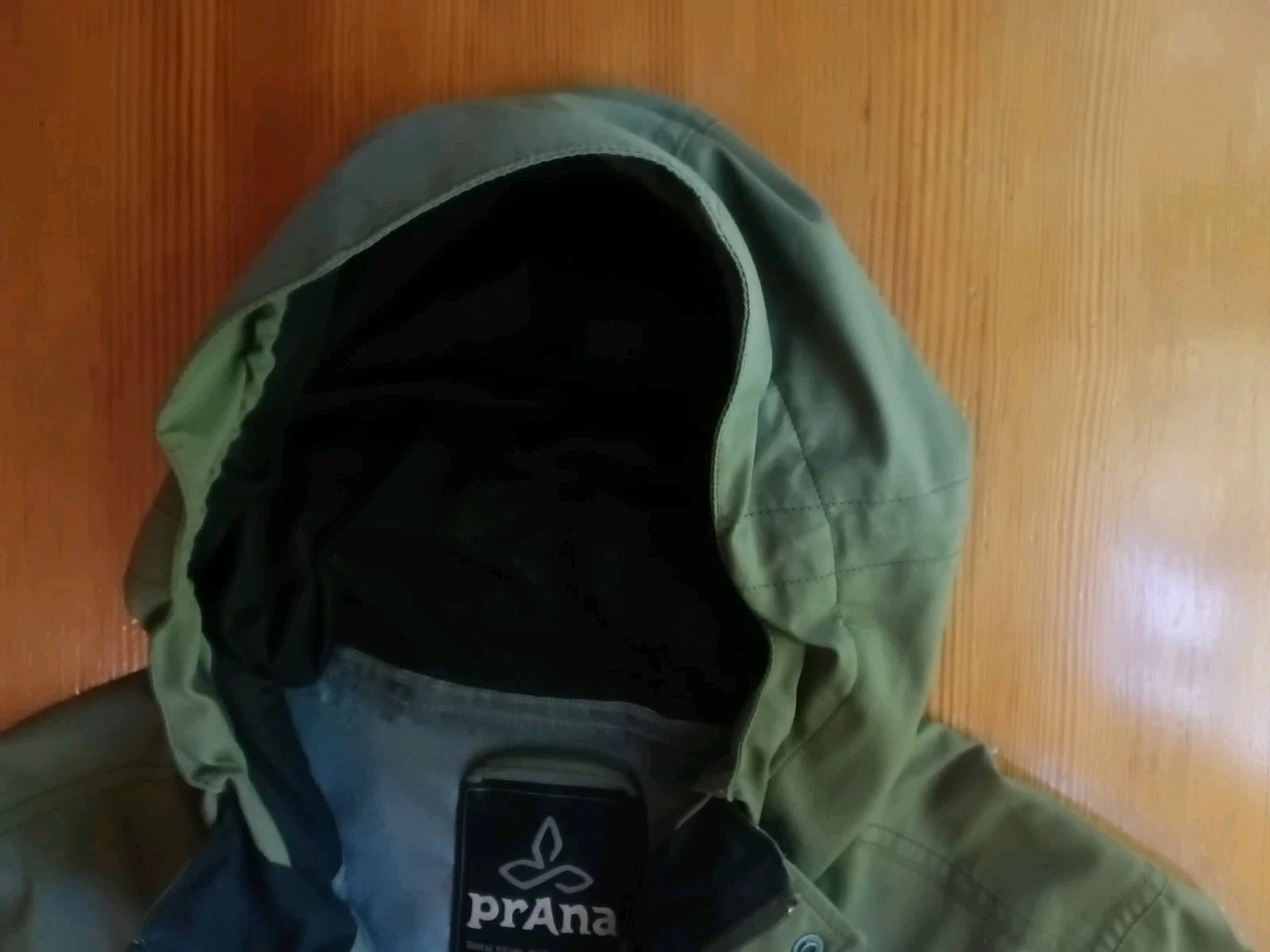 PrAna Zion Jacket Mens L Green Wind Rain Resistant Performance Outdoor Hooded image 4