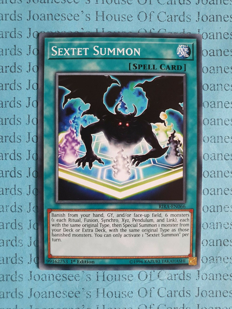Yu-Gi-Oh! Sextet Summon Card - RIRA-EN066 Common 1st Edition - Rising Rampage