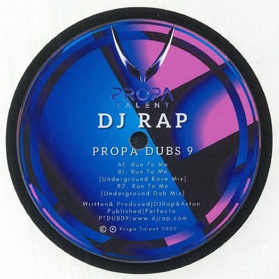 DJ Rap - Run To Me EP (Vinyl 12'' - 2023 - UK - Original)