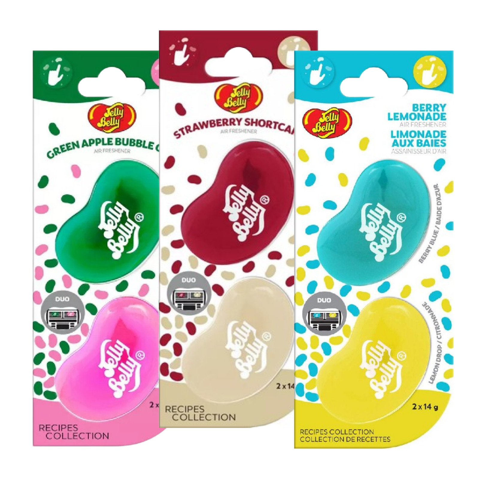 Коллекция рецептов Jelly Belly Duo - Разнообразные ароматизаторы для вентиляции автомобиля 5490₽