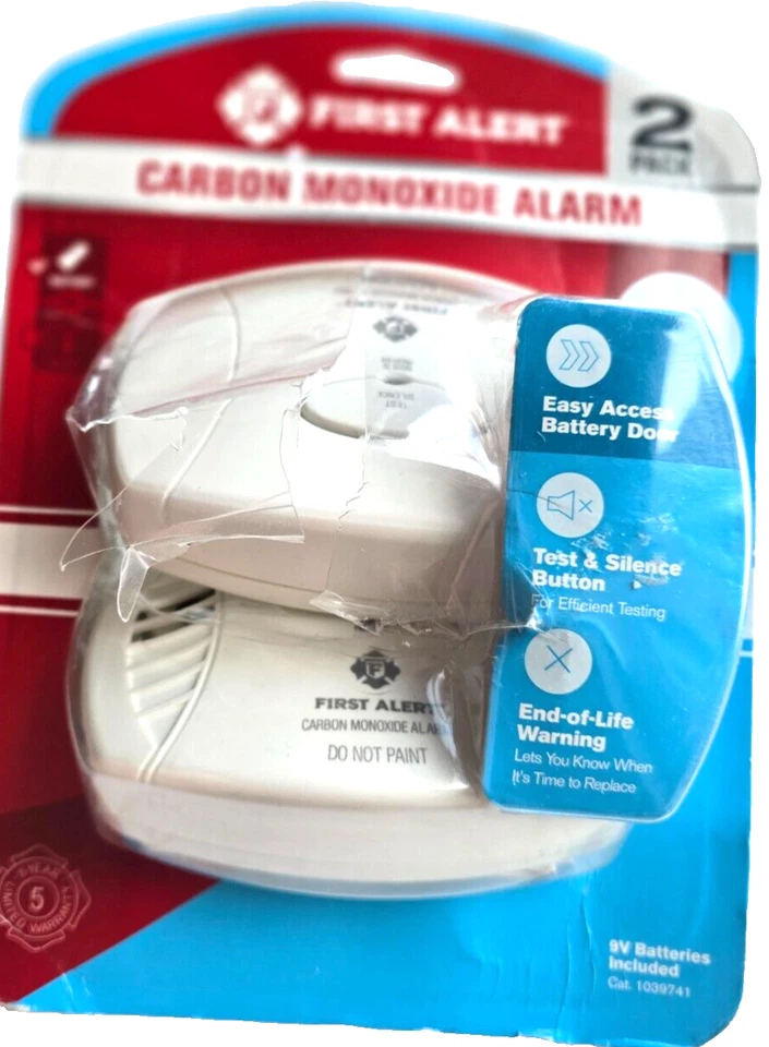FIRST ALERT CO400 Battery-powered Electrochemical Carbon Monoxide Detector ASIS - Image 2 of 4