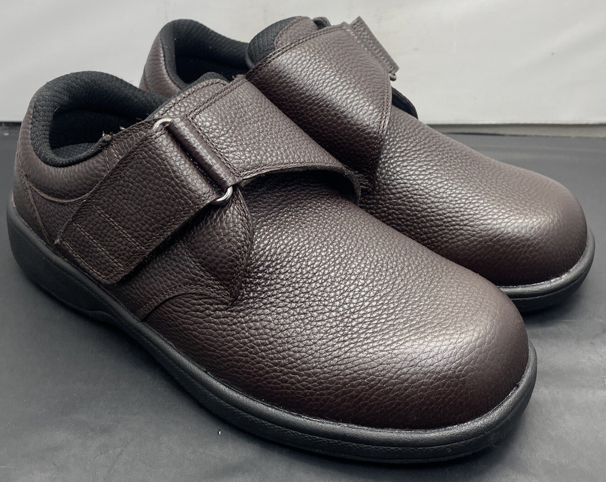 OrthoFeet Broadway Brown G520 Orthopedic Diabetic Shoes Mens 4E Extra  Wide
