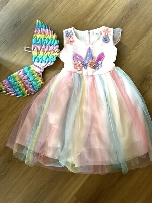 birthday unicorn dress Unicorn First Birthday Girls Outfit One – Preppy Kids Trinidad