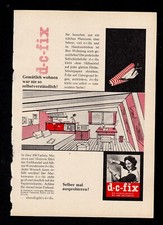 3w6587/ Alte Reklame von 1959 &ndash; Selbstklebefolie D-C-FIX