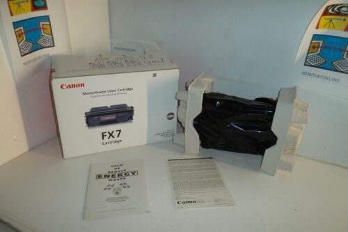 Canon FX 7 Toner Cartridge Black for 700 730i PC745 LBP-430 7621A001AA FX7 NEW - Afbeelding 1 van 5