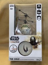 Star Wars The Child Baby Yoda Motion Sensing Helicopter Disney Mandalorian New 