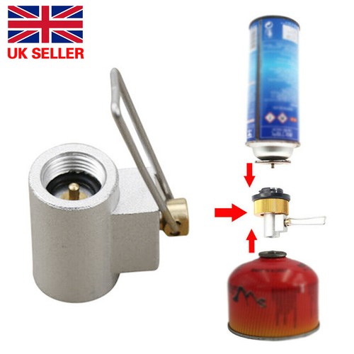 Outdoor Camping Gas Refill Adapter Valve Gas Stove Tank Canister