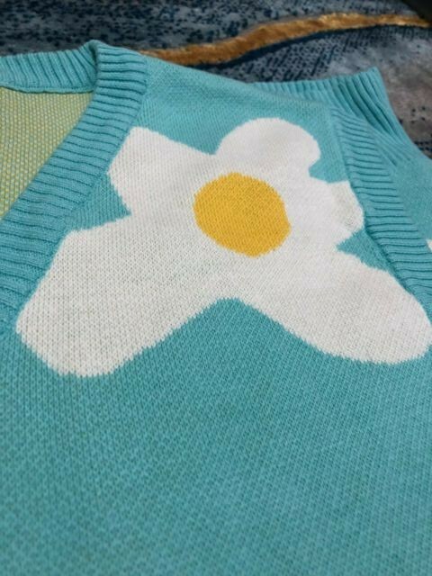 golf wang blue sweater vest