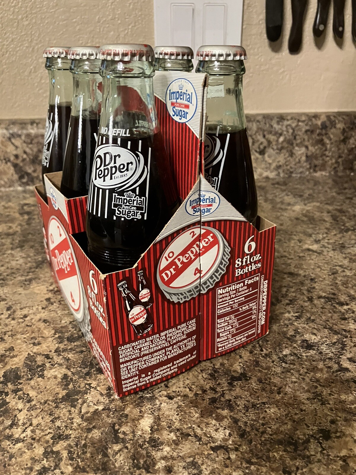 Dr Pepper Genuine Dublin Texas Full 6 Pack Unopened, Discontinued