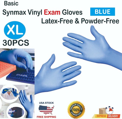 Basic10-2000 STCK. Blau Vinyl Prüfungshandschuhe XL-GRÖSSE - Bild 11 von 16