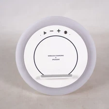 Wireless Charging Station Bluetooth Speaker RGB Night Light Desk Table Lamp