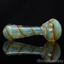 5" Fumed Rasta Vortex Tobacco Smoking Pipe Thick Collectible Pipes - P638C