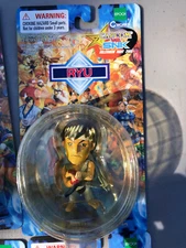 Vintage CAPCOM vs SNK Millennium Fight 2000 RYU Mini-Figure Key Chain Toynami 