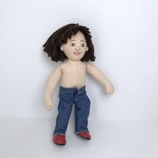 HTF New American Girl Amelia 10" Soft Rag Doll Jeans Scarpe solo Marissa Moss