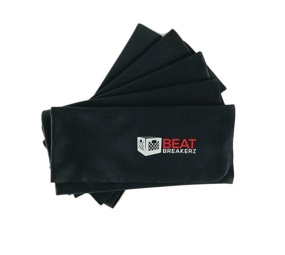 Beat Breakerz - Record Cleaning Cloth, 5 Pack, Black!