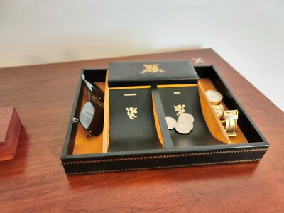 VINTAGE MEN'S JEWELRY CASE SWANK 1950 RARE