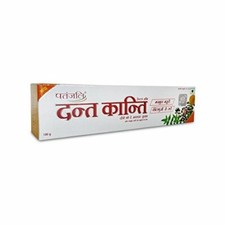 PATANJALI DANT KANTI TOOTHPASTE EFFECTIVE PROTECTION FOR YOUR TEETH - 100 GRAM