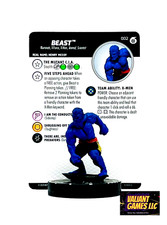 Marvel Heroclix Beast 002 w/ Card Fast Forces House of X Set