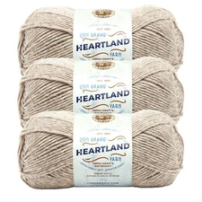(3 Pack) Lion Brand Yarn 136-122G Heartland Yarn, Grand Canyon