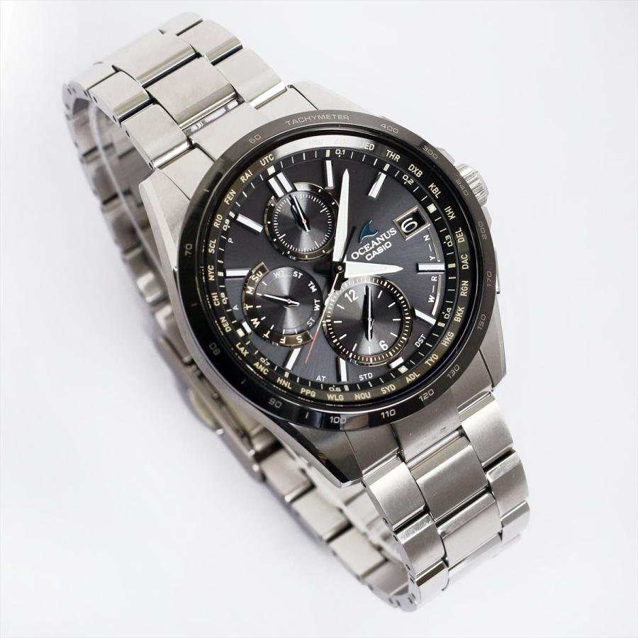 Casio OCEANUS Classic Line OCW-T2600J-1AJF Black Silver Men