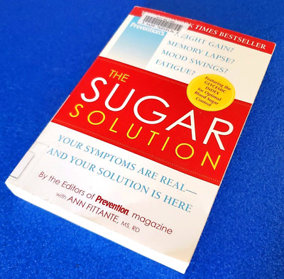 THE SUGAR SOLUTION PAPERBACK FOUR SYMPTOMS ARE REAL FREE SHIPPING DIET REFERENCE