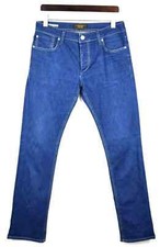 JACK & JONES Clark Regular Fit Jeans Men's W32/L34 Blue Button Fly