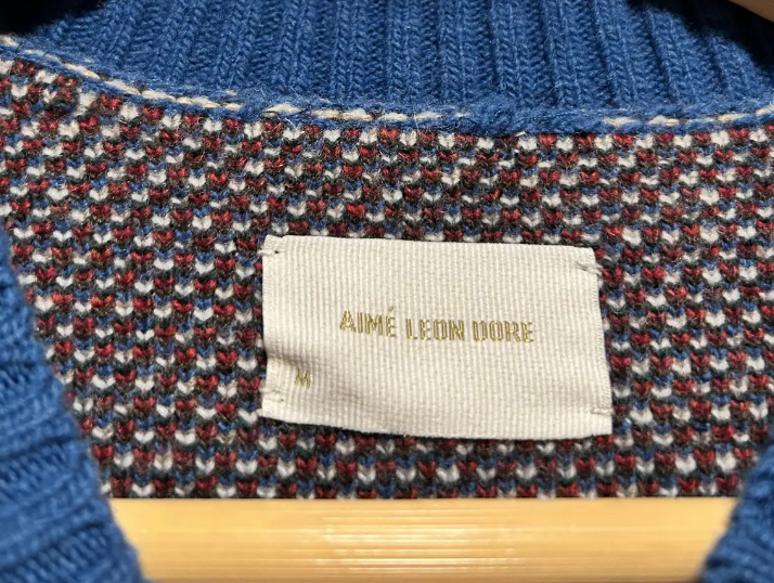 Aime Leon Dore Village patchwork sweater size Medium | eBay