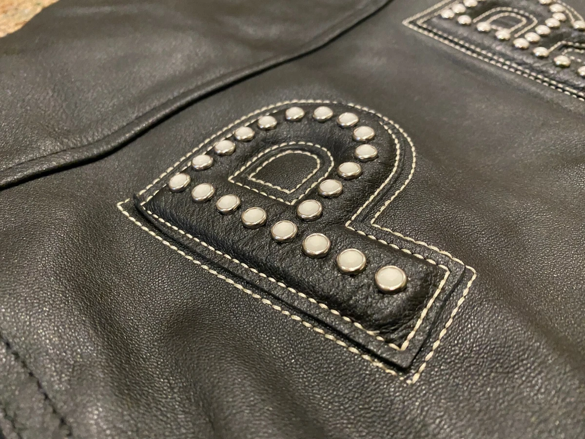 Supreme Studded Arc Logo Leather Jacket SS18 Large north face Black parka