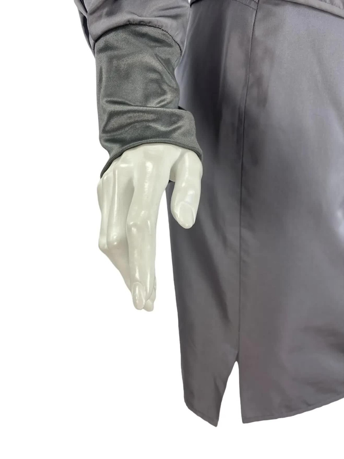 Tuta gonna Tom Ford per Yves Saint Laurent F W 2004 in grigio colomba fr. 38 US 6