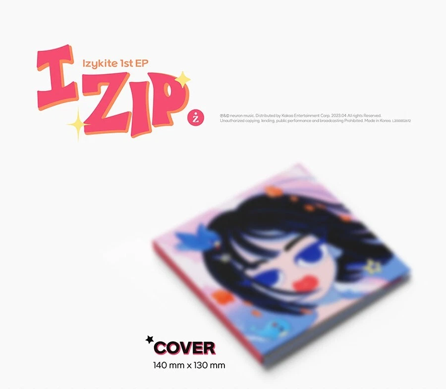 Izykite [I ZIP] 1st EP Album CD+5ea Lyrics Paper+Sticker K-POP