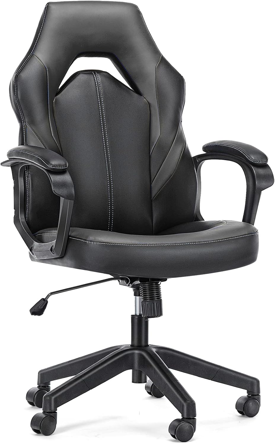 Ergonomic PU Leather Gaming Chair - Adjustable Swivel Office Desk Chair-image