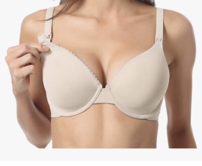 GRATLIN Women's Underwire Nursing Bra Lightly Padded Sz 40E NWT