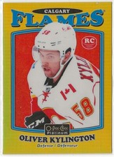 2016-17 O-Pee-Chee Platinum Retro Rainbow Gold RC #R75 Oliver Kylington 047/149