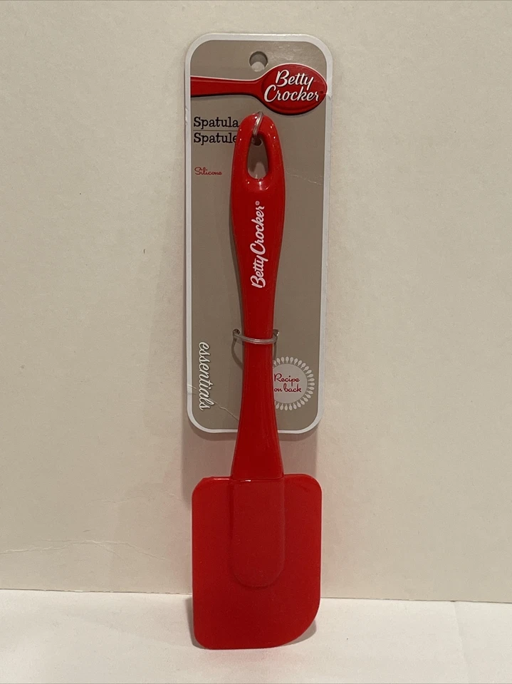 Juego de espátulas de silicona Betty Crocker y cucharas medidoras de plástico ~ 6 piezas en total Foto 2 de 4