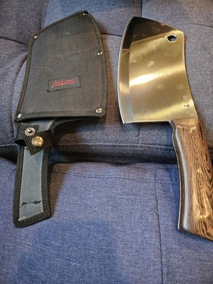Grand Way Butcher  / Cleaver Chopper Knife With Sheath