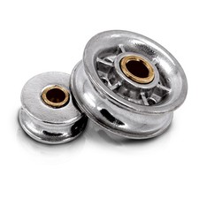 Seilrolle Edelstahl A4 Umlenkrolle Stahlseil Drahtseil Rolle 25mm 32mm 50mm 75mm